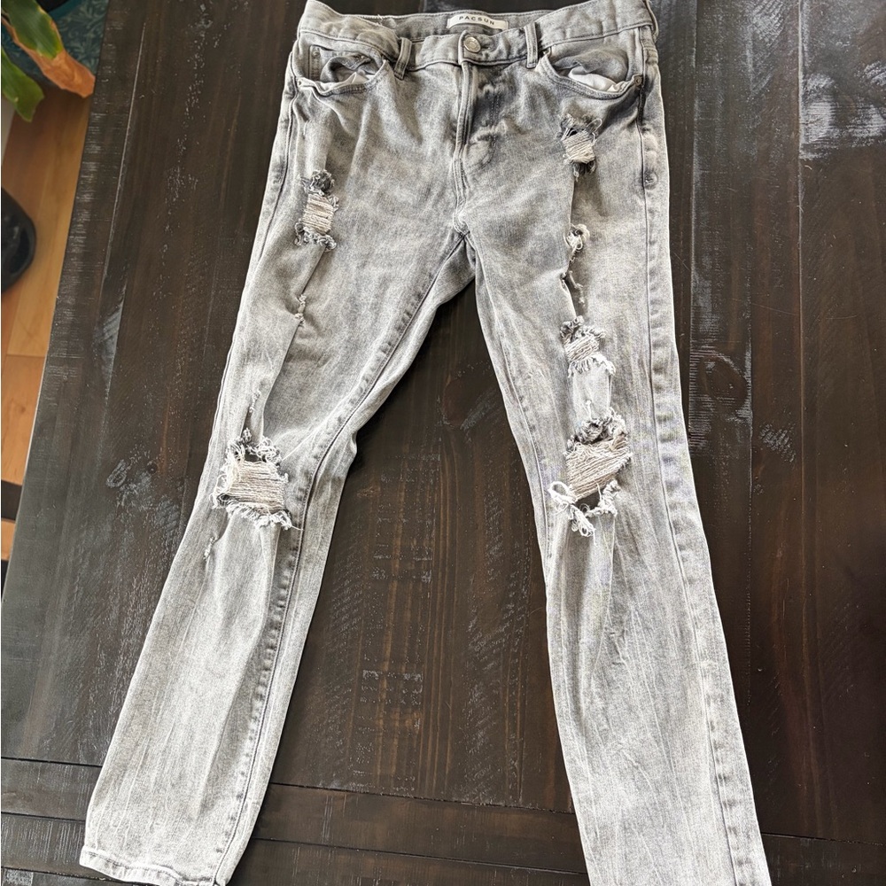 PacSun Washed Black Denim